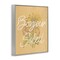 Stupell Industries Hello Sunshine French Phrase Framed Giclee Design by Lil' Rue